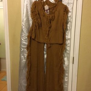 Shaggy Sweater Two piece set